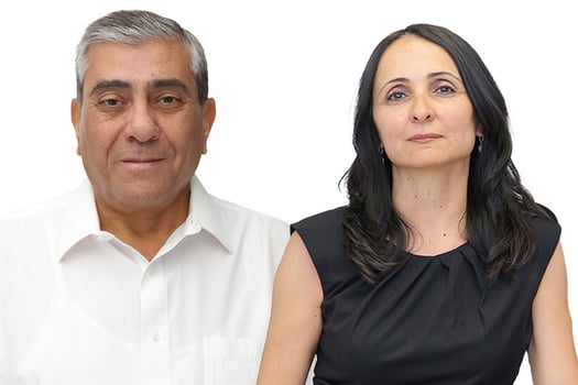 מימין: נורית טואיטו, משנה למנכ״ל י.ח דמרי, צילום: יח״צ; יגאל דמרי, בעלי חברת י.ח דמרי, צילום: משה עמר